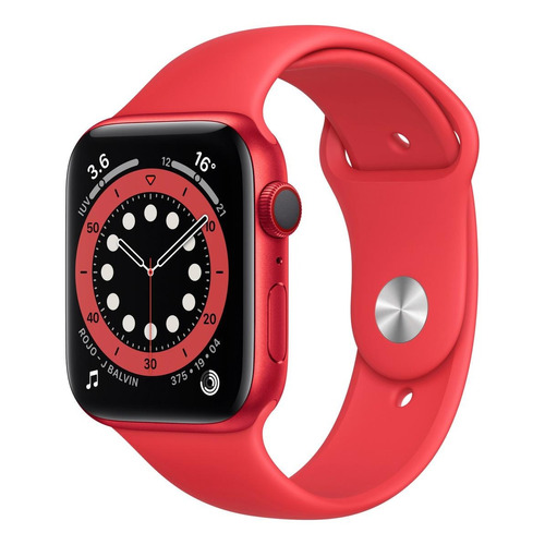 Apple Watch  Series 6 (GPS+Cellular) - Caja de  aluminio rojo de 44 mm - Correa deportiva (PRODUCT)RED