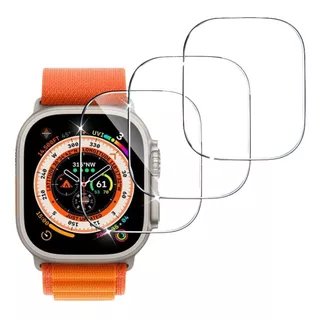 3x Película De Vidro 9h Para Apple Watch Series 8 Ultra 49mm