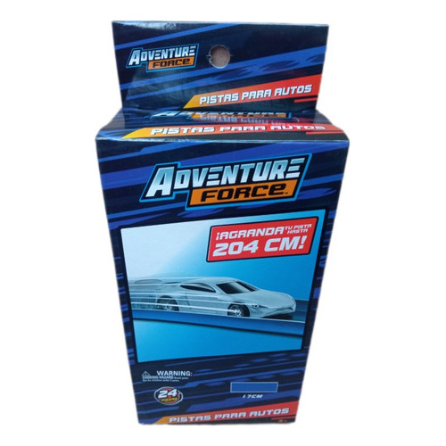 Pista Para Autos Adventure Force 204 Cm De Recta Color Azul