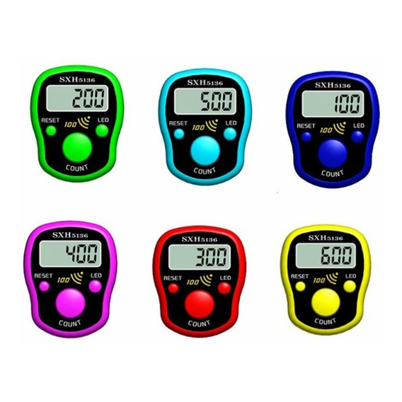 Cuenta Ganado Digital Manual Click Led Contador Evento Reloj