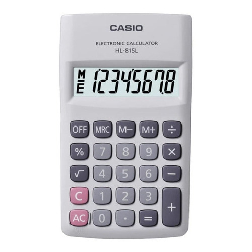Calculadora Casio Hl-815 Colores Surtidos Relojesymas Color Blanco