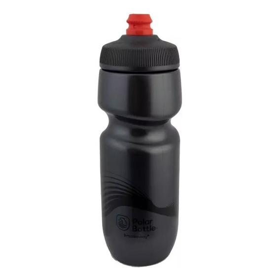 Caramañola Termo Polar 24 Onz Bottle N/i Ondulado Negro T/n
