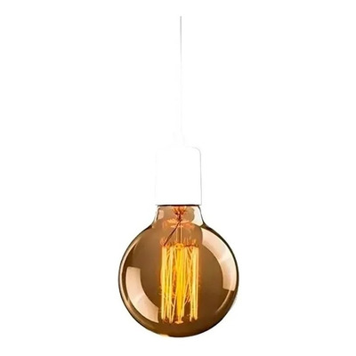 Colgante Moderno Bell Capuchon Color Vintage Apto Led 