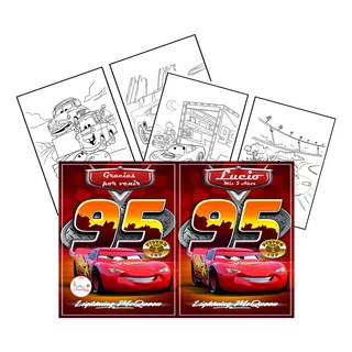 Libros Para Colorear Cars X 10 Unidades
