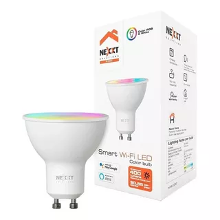 Lámpara Led Dicroica Inteligente Rgb Pack X1 Nexxt Nhb-c320