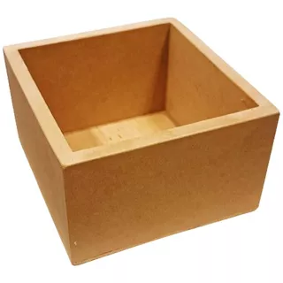 Caja Organizadora Divisora Mdf Fibro (14cm X 14cm X 9cm)