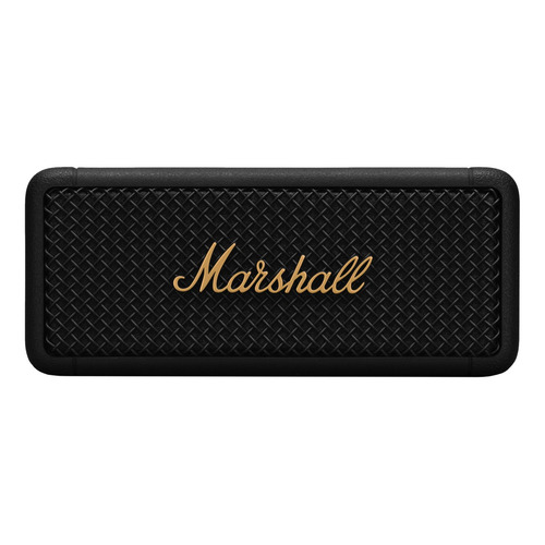 Parlante Marshall Emberton portátil con bluetooth waterproof  black and brass 100V/240V