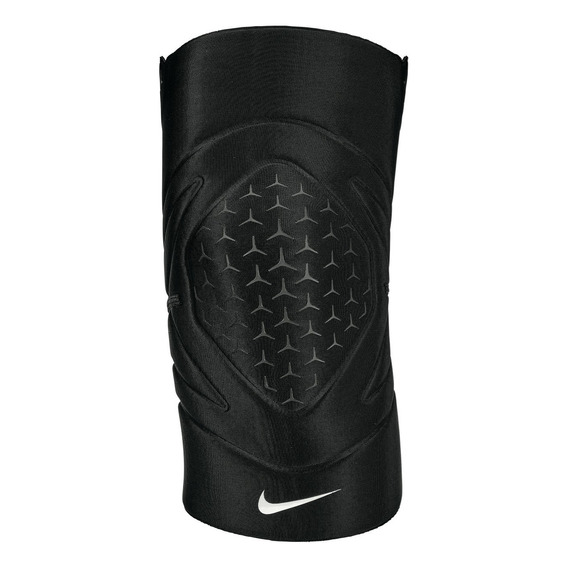 Rodillera De Compresión Abierta Rótula Gym Nike Pro Unisex Color Negro Talla G