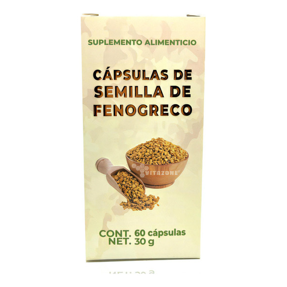 Semilla De Fenogreco 60 Cápsulas Herbolaria Saludable