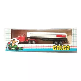 Galgo Camion Con Acoplado Publicidad Esso Escal 1/64 Otro