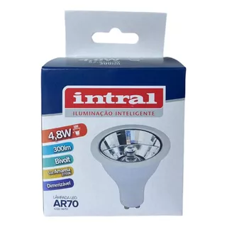 Lâmpada Led Ar70 4,8w 2700k Dimerizavel Branco Quente Intral Cor Da Luz Branco-quente 110v/220v