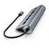 Hub USB-C de 5 puertos Satechi con USB-A 3.0 + Sd Space Grey