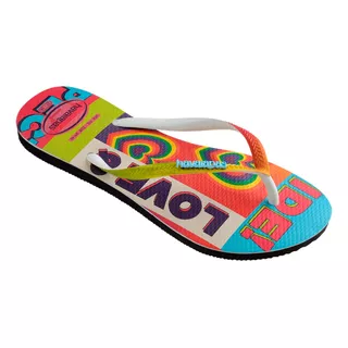 Chinelo Havaianas Feminino Pride Rainbow Lançamento Amor