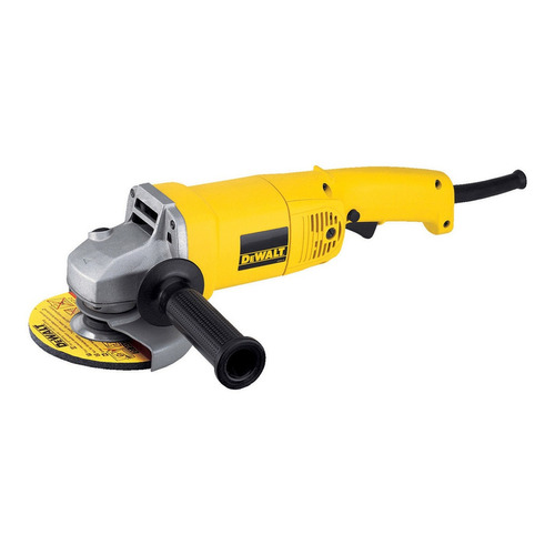 Amoladora angular DeWalt DW831 color amarillo 1400 W 230 V + accesorio