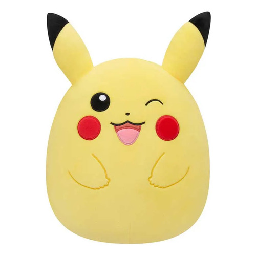 Peluche Sunny 3696 de Pikachu, Pokémon, 30 cm, de Squishmallows