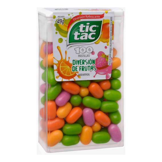 Caramelos tic tac diversión Frutas 49g