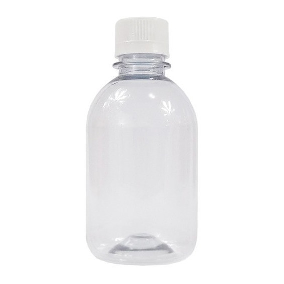 Botella Plástico Pet 250 Ml Cc, 1/4 Litro. Transparente X10