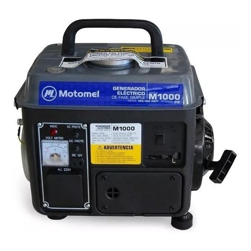 Generador portátil Motomel M1000 800W monofásico con tecnología AVR 220V