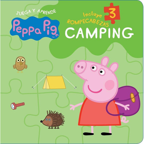 Camping - Peppa Pig Juega Y Aprende - Rompecabezas