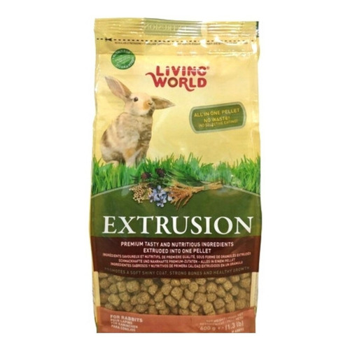 Alimento Conejo Extrusion 600g Living World