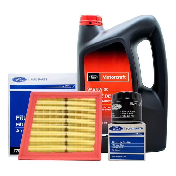 Kit 2 Filtros Aceite + Aire + Aceite 5w30 X 4 Lt Ford Fiesta