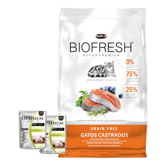 Alimento Biofresh Super Premium Sabor Salmon 7.5 Kg 
