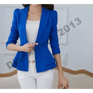 Chaqueta Peplum Blazer Peplum Diseñosextrem2013