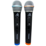 Microfono Inalambrico Uhf Doble American Sound Twm-332mr