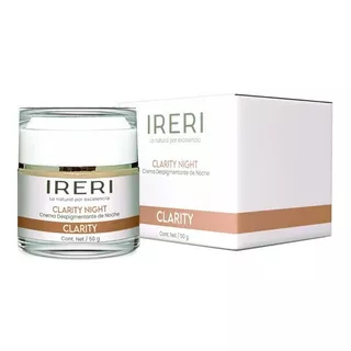 Crema Facial Aclarante Despigmentante Antimanchas De Noche Para Todo Tipo De Piel Con Manchas O Decolorada Línea Clarity Ireri ®