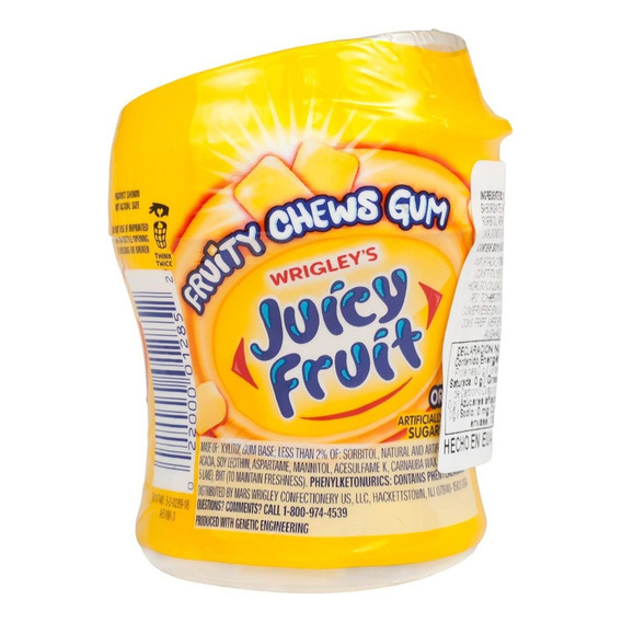 Goma De Mascar Juicy Fruit Fruity Chews 40 Pack