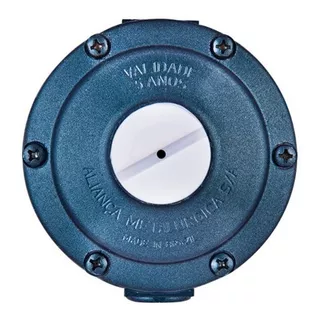 Regulador De Gás Azul 7kg/h Aliança 506/03 Estagio Único