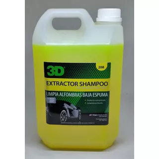3d Extractor Shampoo Limpia Alfombras Y Tapizados Highgloss
