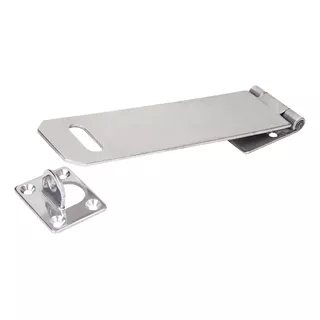 Porta Cadeado Portão Reforçado 17cm 7 Polegadas Aço Inox 304