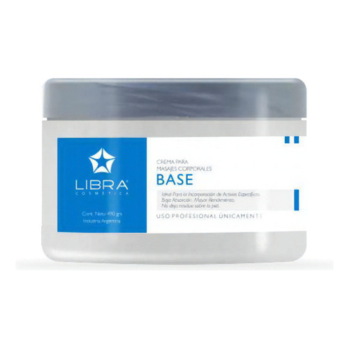  Crema Base Para Masajes Corporales Libra 250g