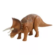 Figura De Acción Jurassic World Triceratops Fmm24 De Mattel Roarivores