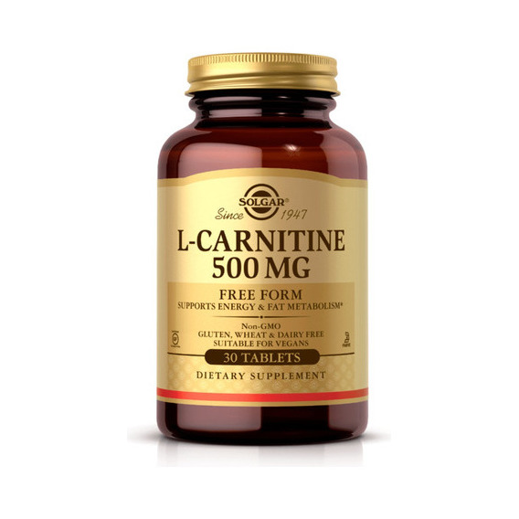 L-carnitine 500mg Free Form 60 Caps