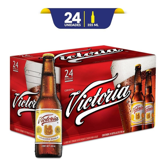 Cerveza Victoria Vienna 355 mL 24 unidades