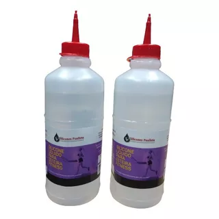 2silicone Esteira Ergométrica 500ml Com Bico Longo Aplicador