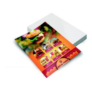 5000 Panfletos Flyer Folheto 10x14 Colorido Frente 80g