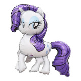 2 Globos Metalicos De 61cm De Rarity De My Little Pony 