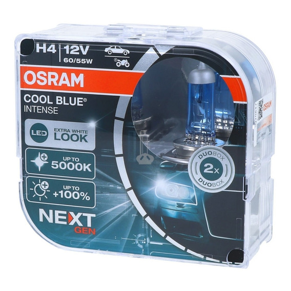 Ampolletas H4 Osram Cool Blue® Intense 5000k Next Gen