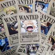 Cartel Wanted One Piece X 11 - Los Que Faltaban - Animeras
