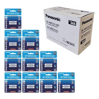 Caja Pilas Aaa Recargables Panasonic Eneloop, 10 Packs C/2