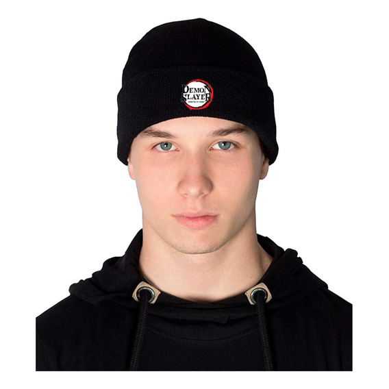  Gorro Tejido Unisex Dtf Demon Slayer Logo