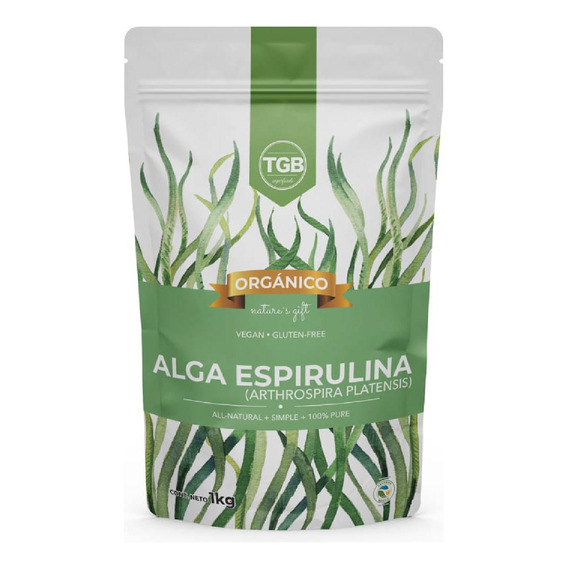 Espirulina 100% Pura Premium Polvo 1 Kg