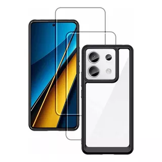Poco X6 Funda Case Para Xiaomi Pocophone X6 2024 Micas Glass