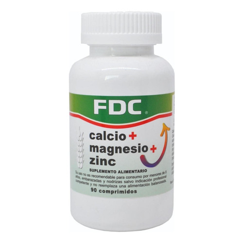 Calcio+magnesio+zinc X 90 Comprimidos