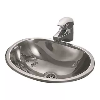 Bacha Baño Acero Inoxidable Oval Johnson Acero Ov330l