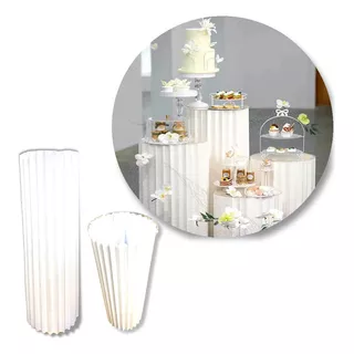 Columna Base Plegable Candy Bar Pack X 3 Un (40-60-80 Cm)