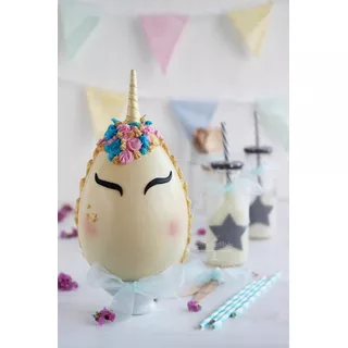 Molde Para Huevo De Pascua Unicornio Set Completo
